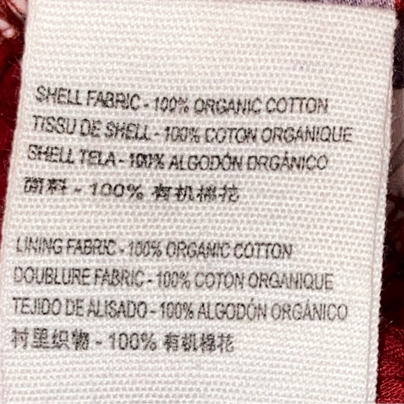 NWT- CLEOBELLA Bella Red Smocked, Puff Sleeves and Ruffle Hem Top Sz Small - Picture 16 of 16